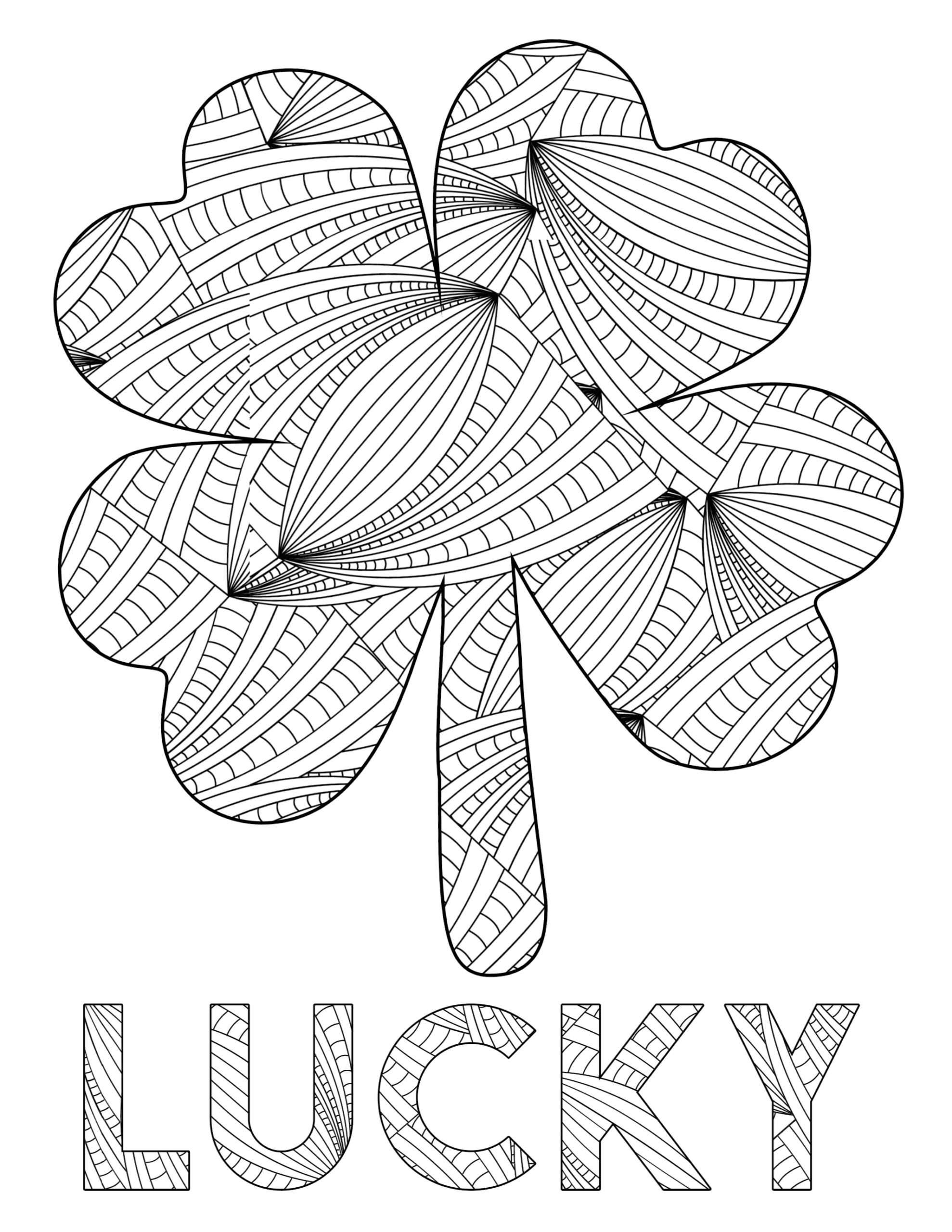 Free Printable St Patrick 39 s Day Coloring Sheets Paper Trail Design