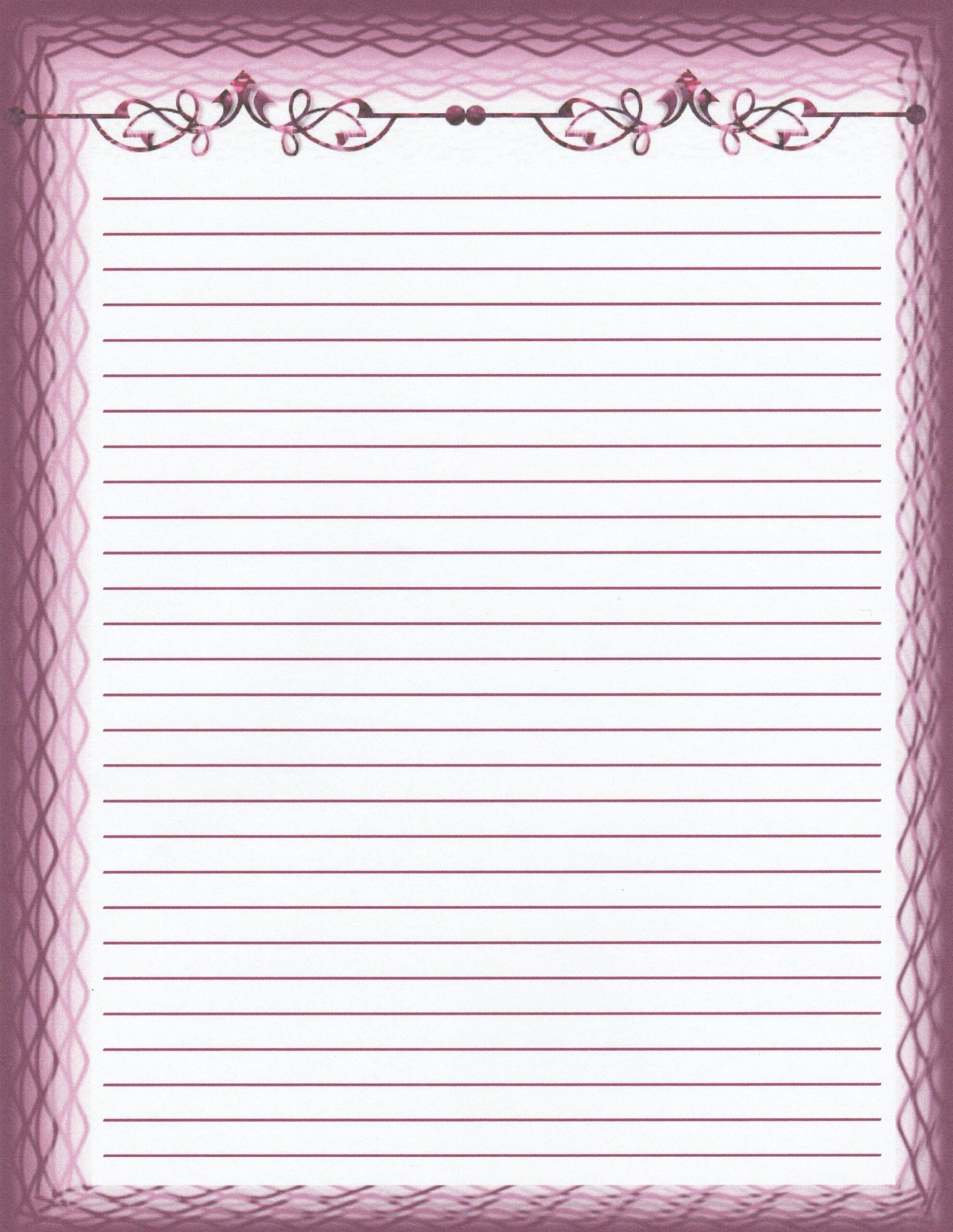 Free Printable Stationery Writing Paper Get What You Need For Free
