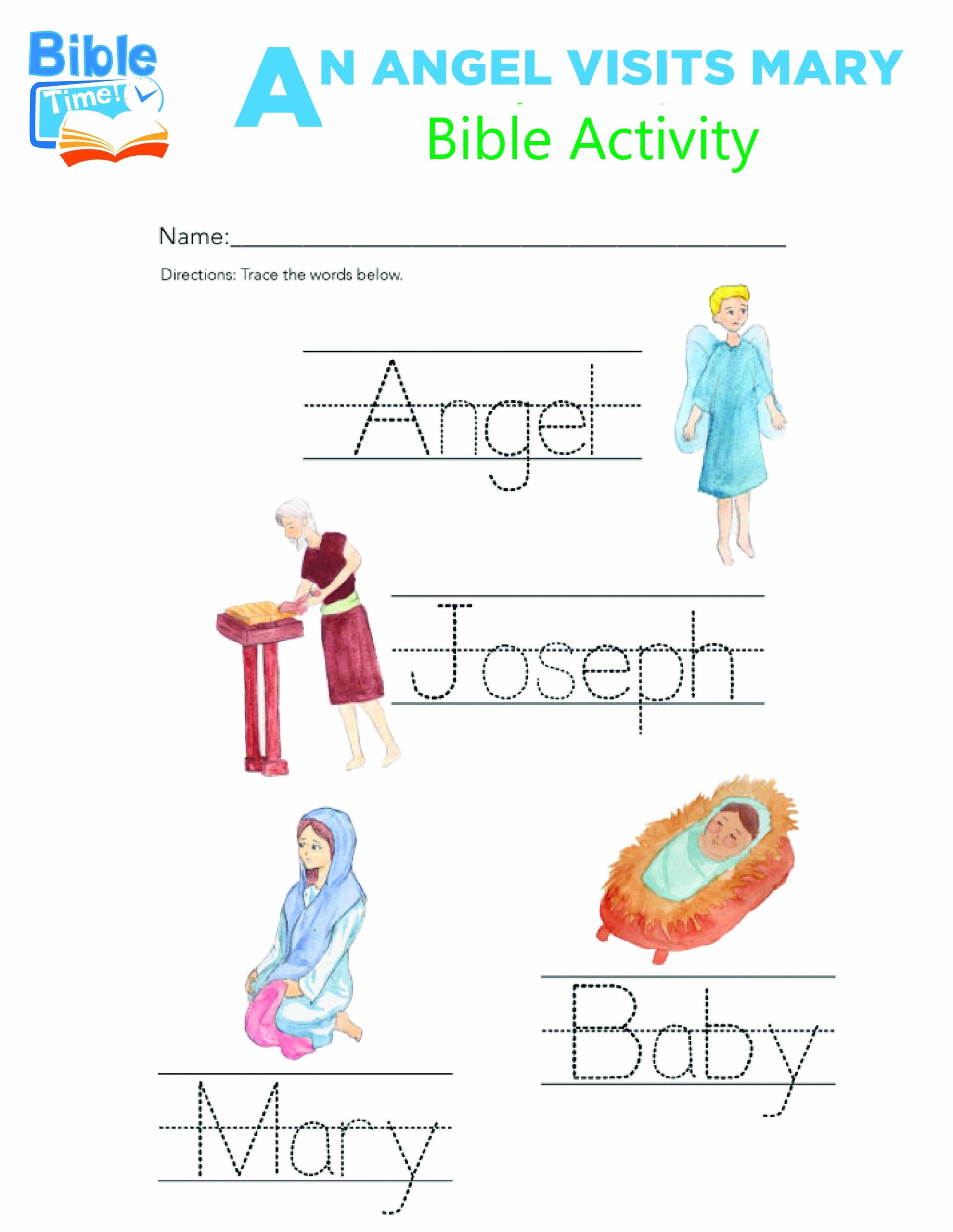 printable sunday school activities