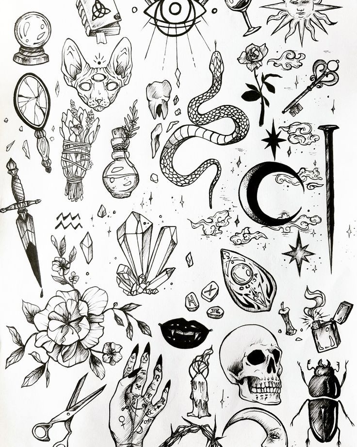 Free Printable Tattoo Flash Sheets Printable Sight Words List