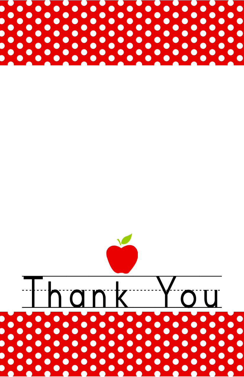 printable thank you card template
