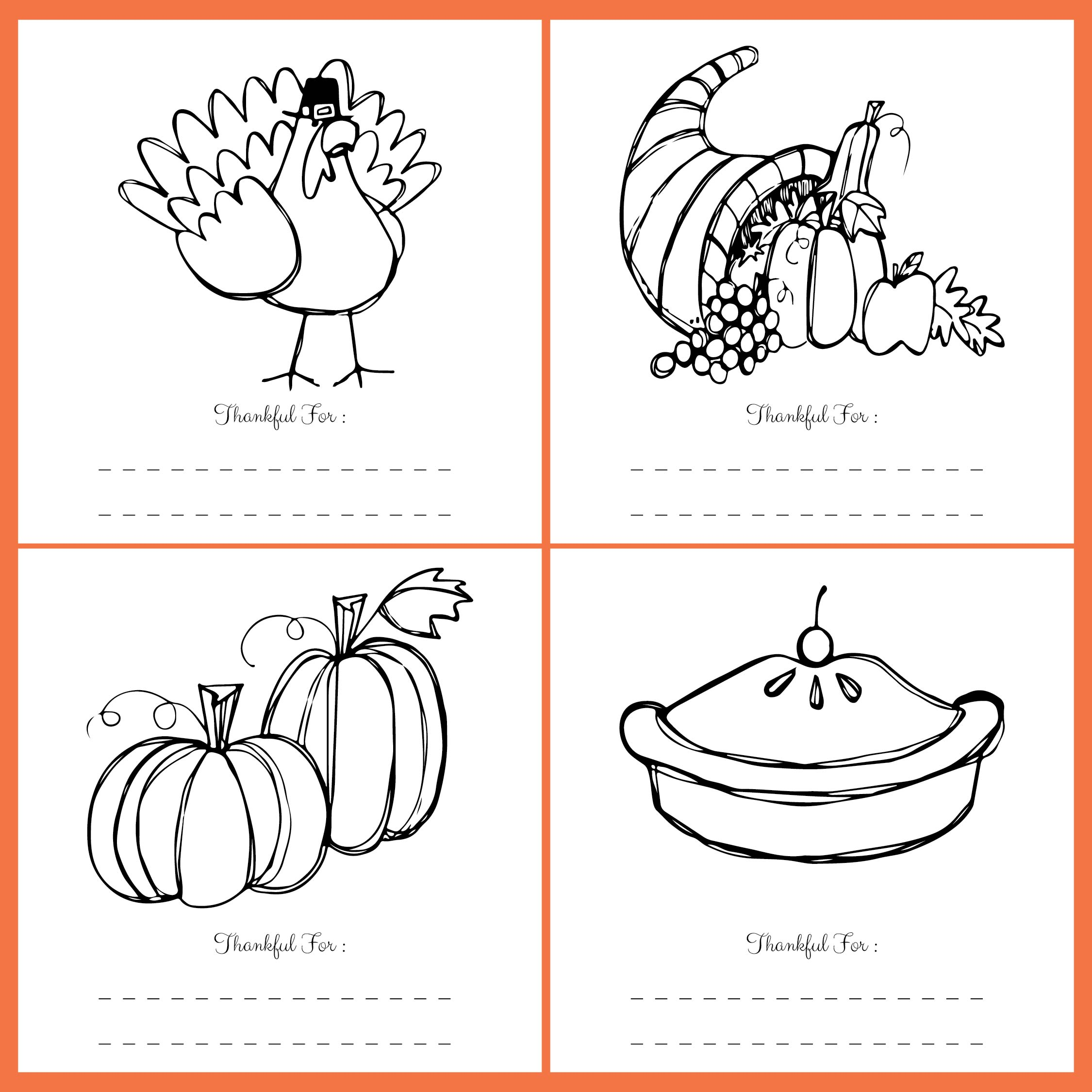 printable thanksgiving activity