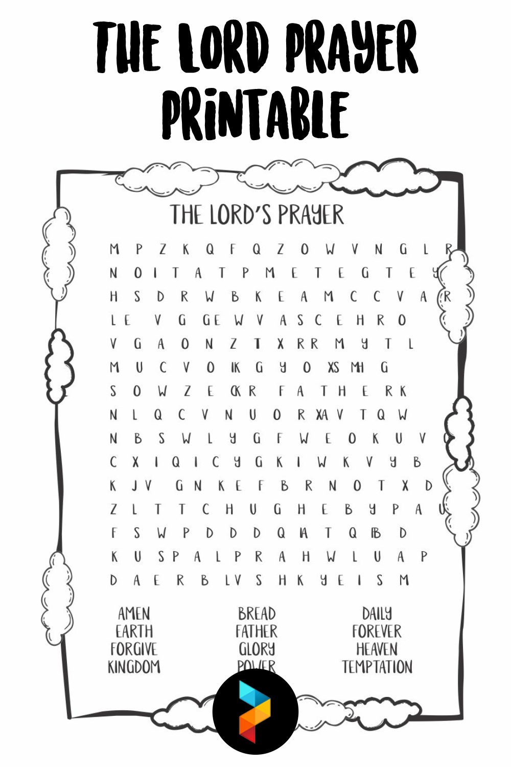 Free Printable The Lord 39 s Prayer Activity Sheets Free Printable Templates