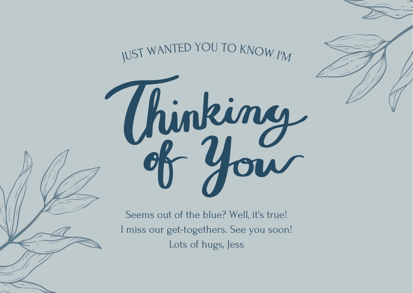 free printable thinking of you card template