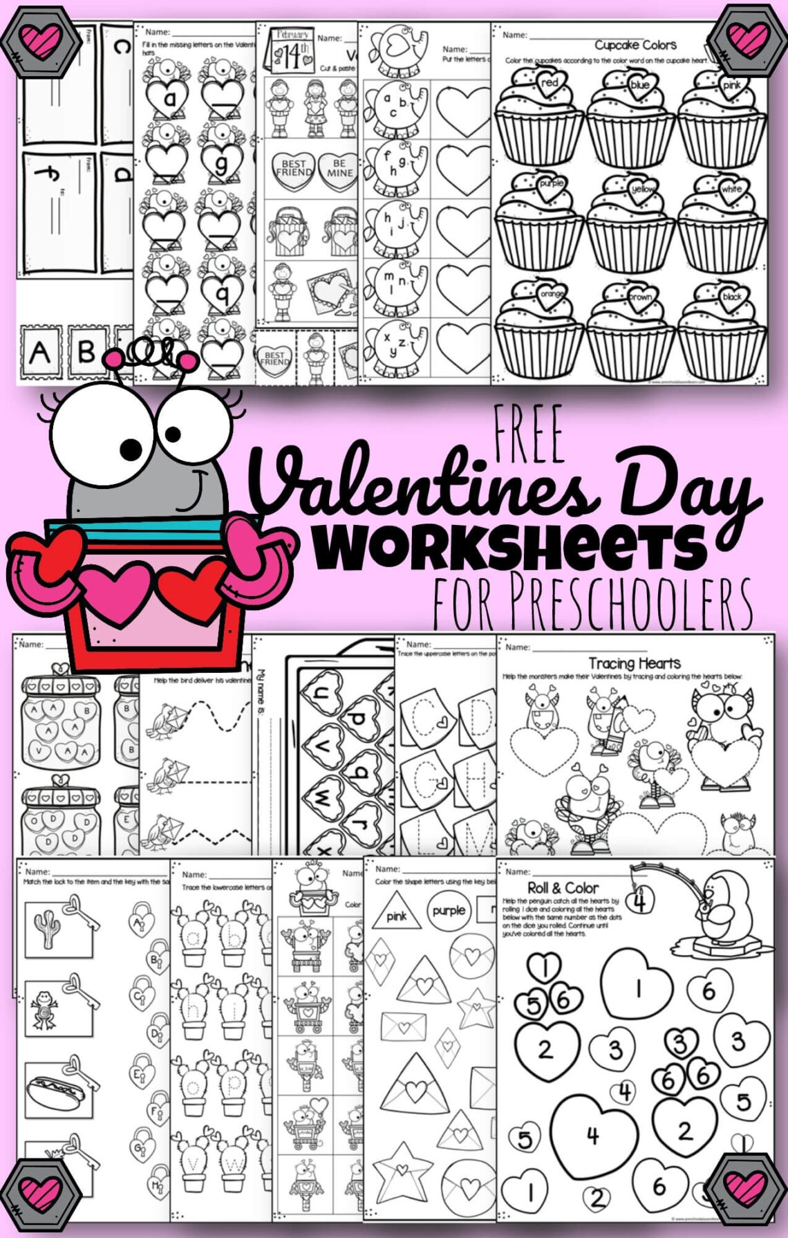 printable valentines activities for preschool