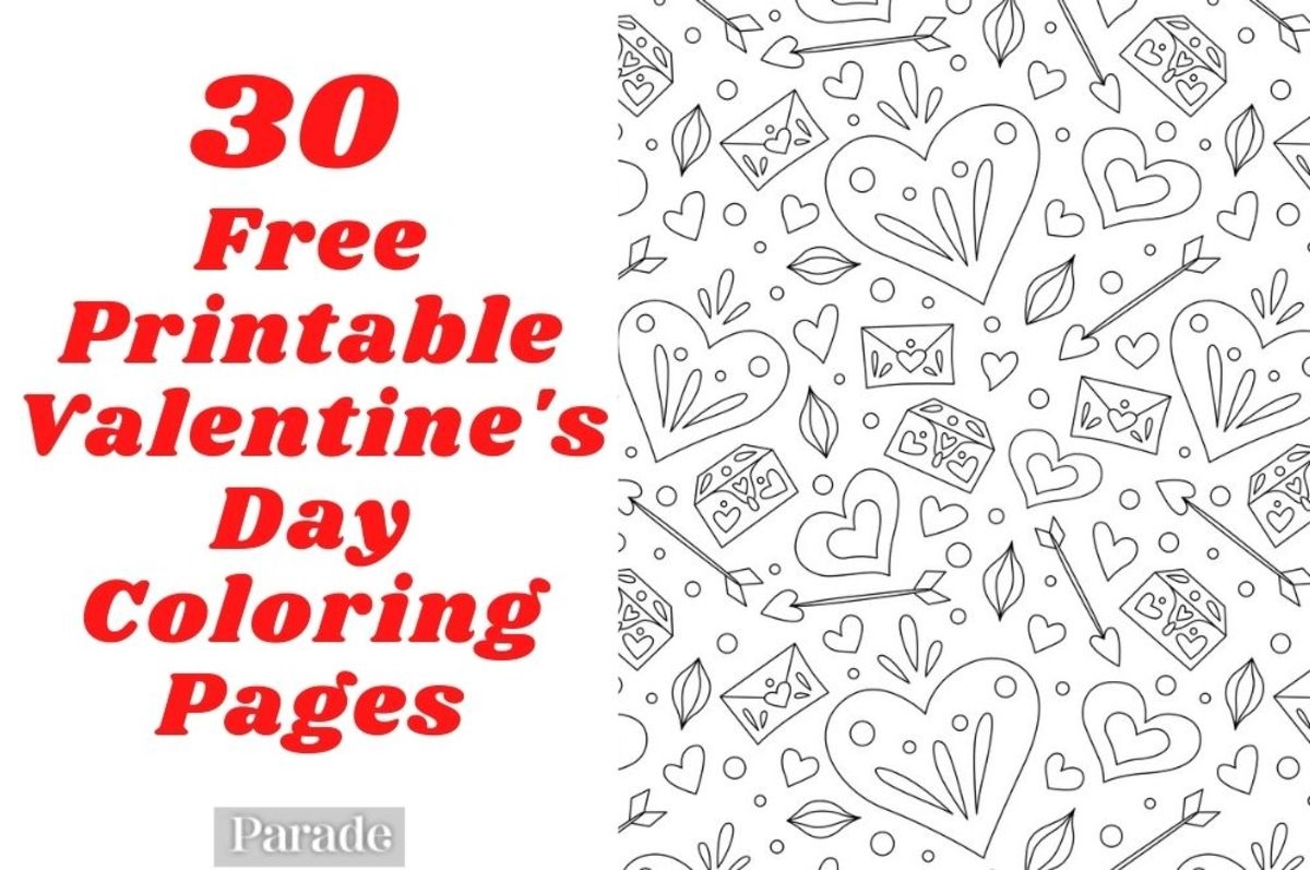 valentine coloring pictures free printable