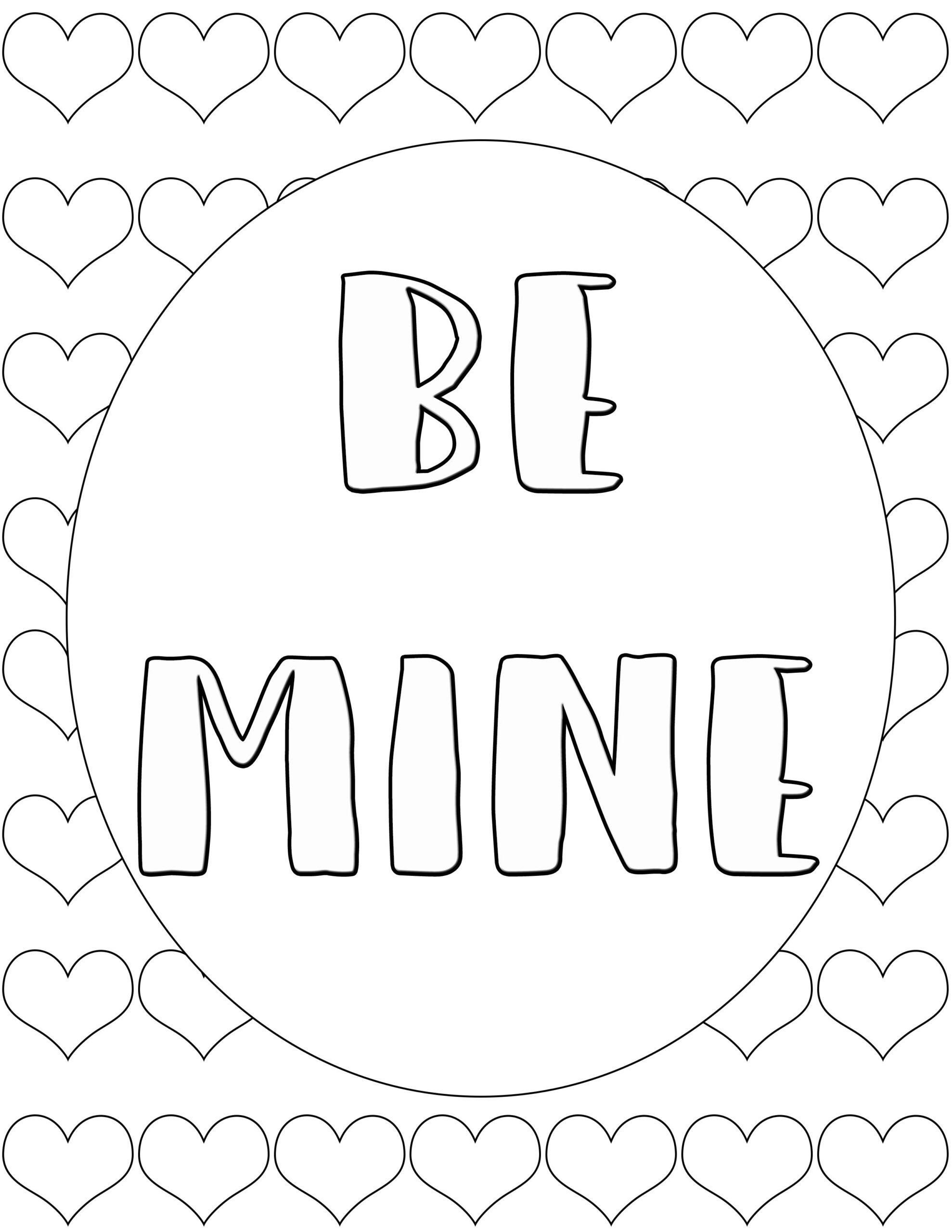 Free Printable Valentine Pictures To Color Printable New Year Banners