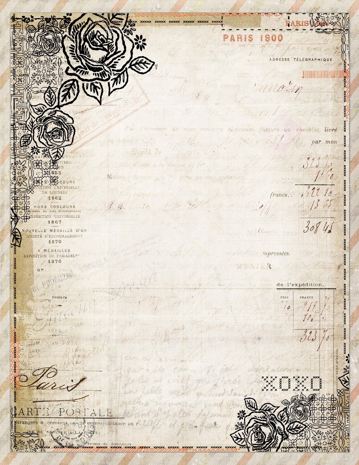 Free Printable Vintage Stationary 87 Images In Collection Page 1 