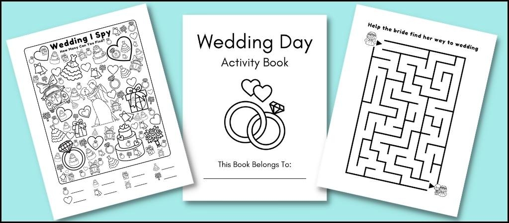 Free Printable Wedding Activity And Coloring Book For Kids 60 OFF