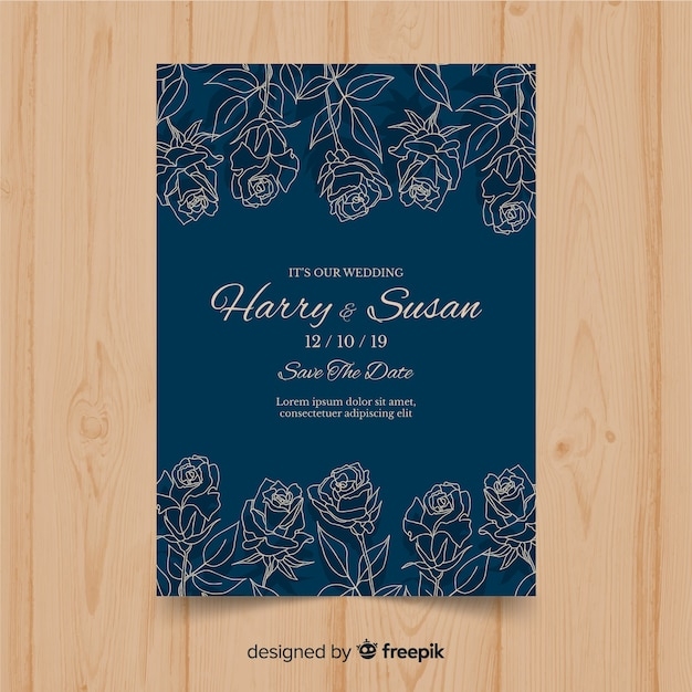 Free Printable Wedding Cards Templates