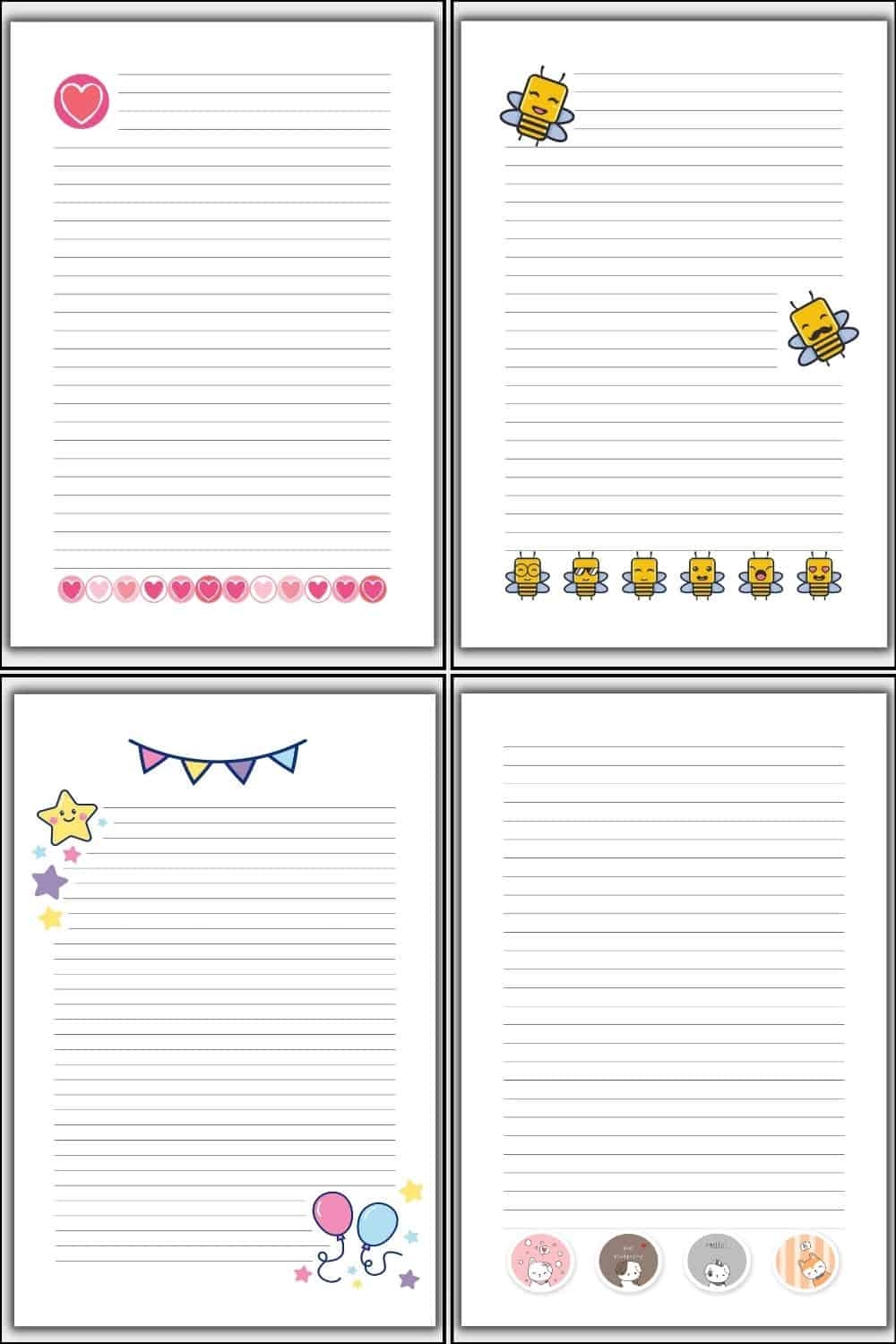 Free Printable Writing Paper Designs Download Free Printable Writing 