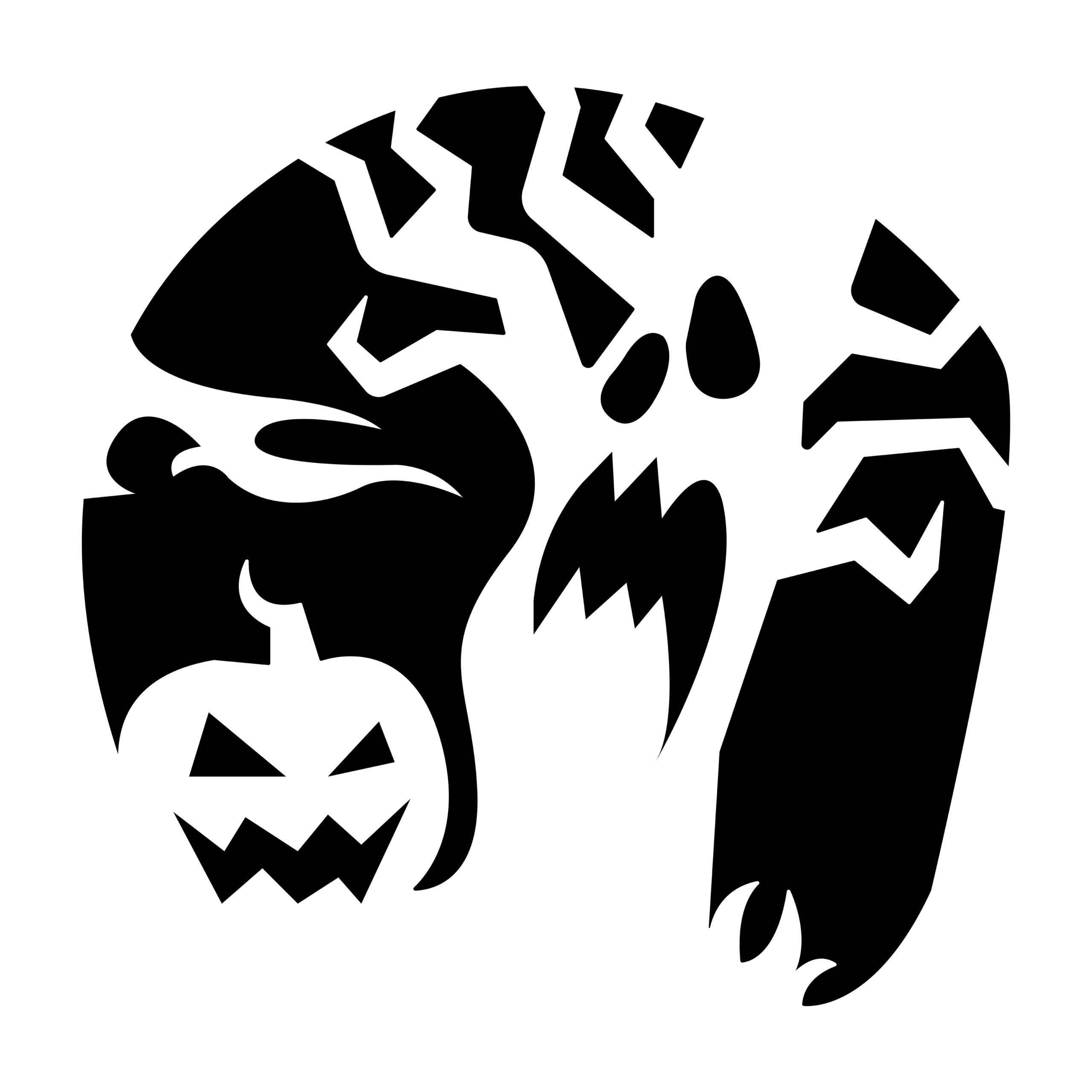 Free Pumpkin Stencils Worksheets Library