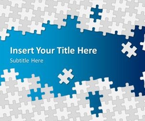 Free Puzzle Pieces PowerPoint Template Presentation Slides
