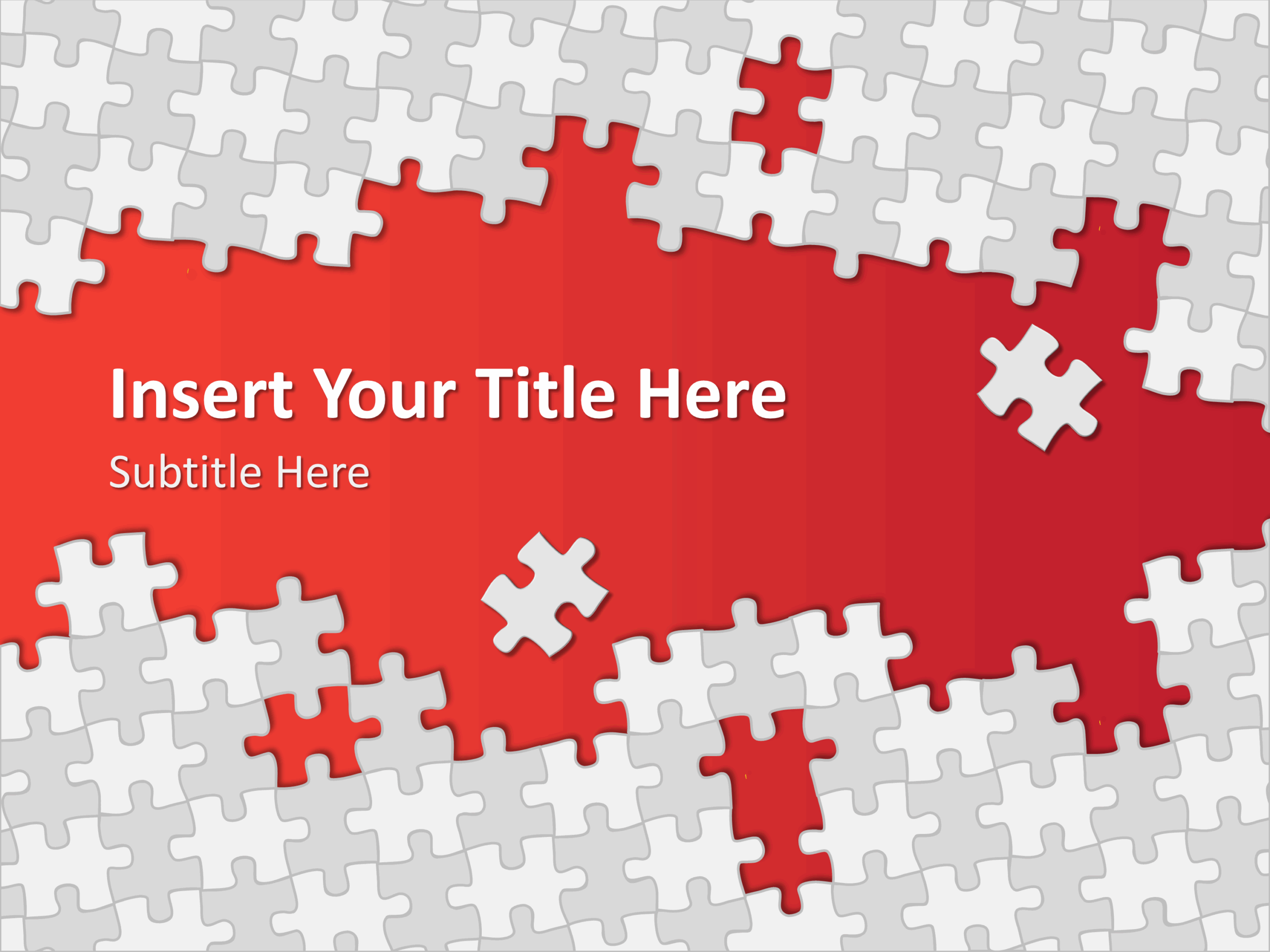 FREE Puzzle Powerpoint Template PowerPoint Presentation PPT