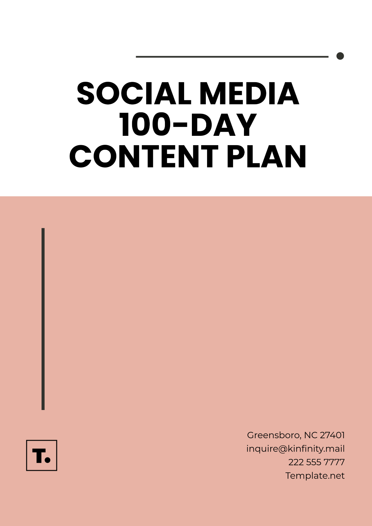 Free Social Media Plan Templates Editable And Printable