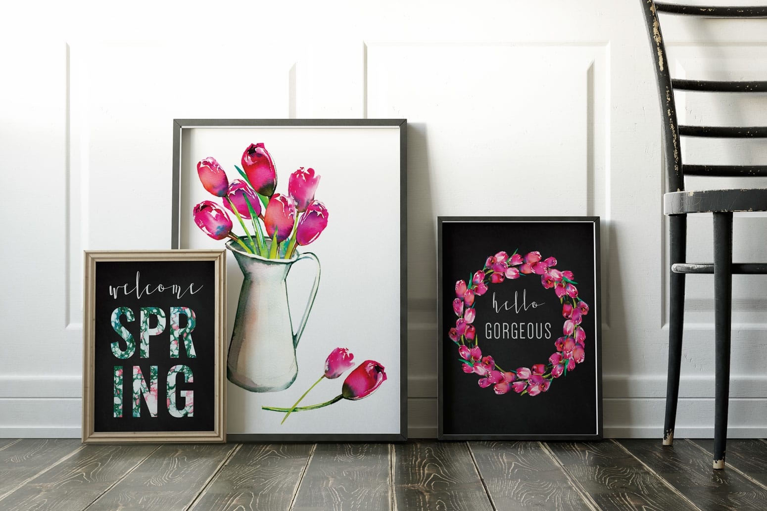 Free Spring Printables Simply And Gorgeous Designer Trapped