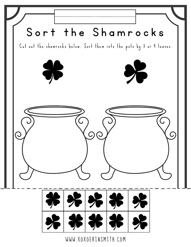 st patrick's day printable activities
