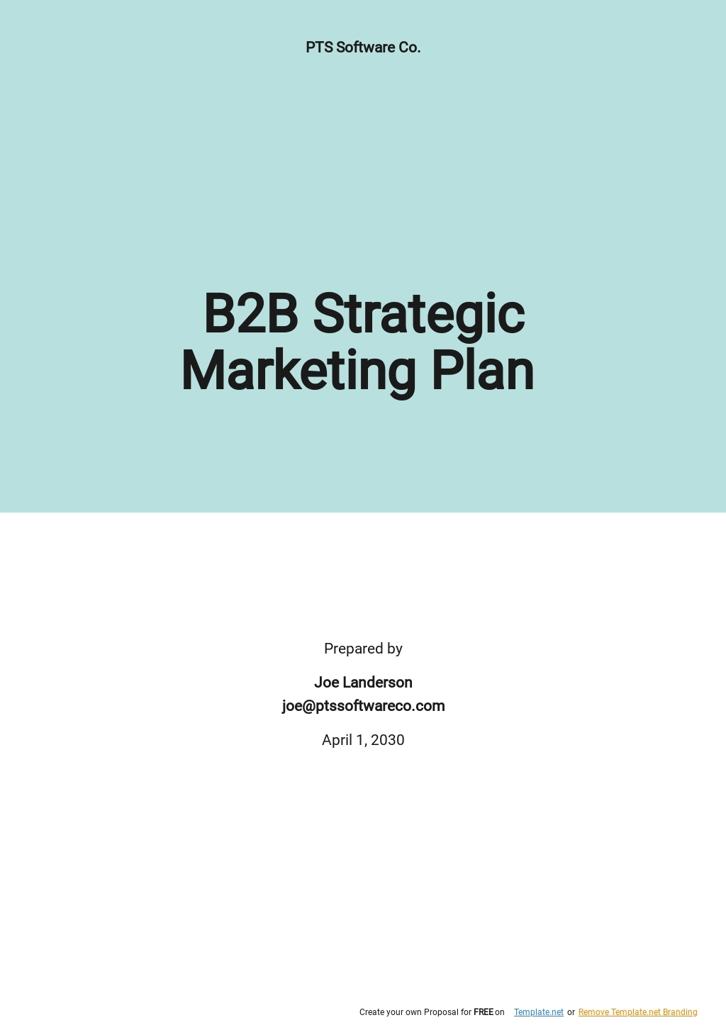 Free Strategic Goals Marketing Plan Template Google Docs Word Apple