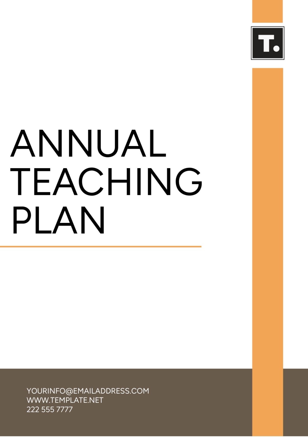 Free Teaching Plan Templates Editable And Printable