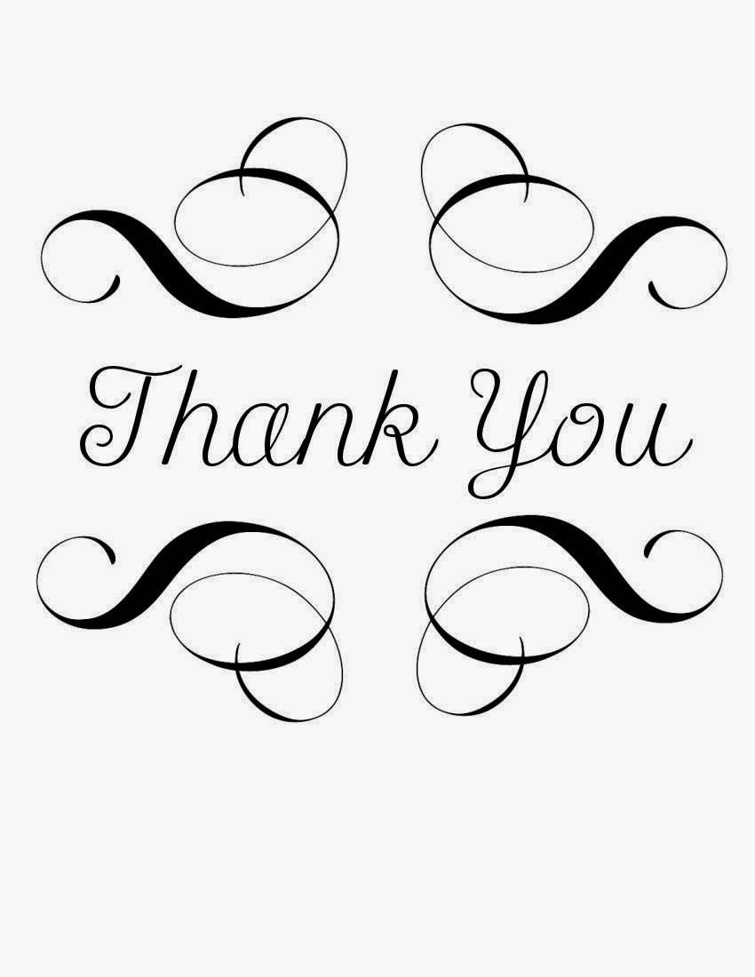 free printable thank you card template