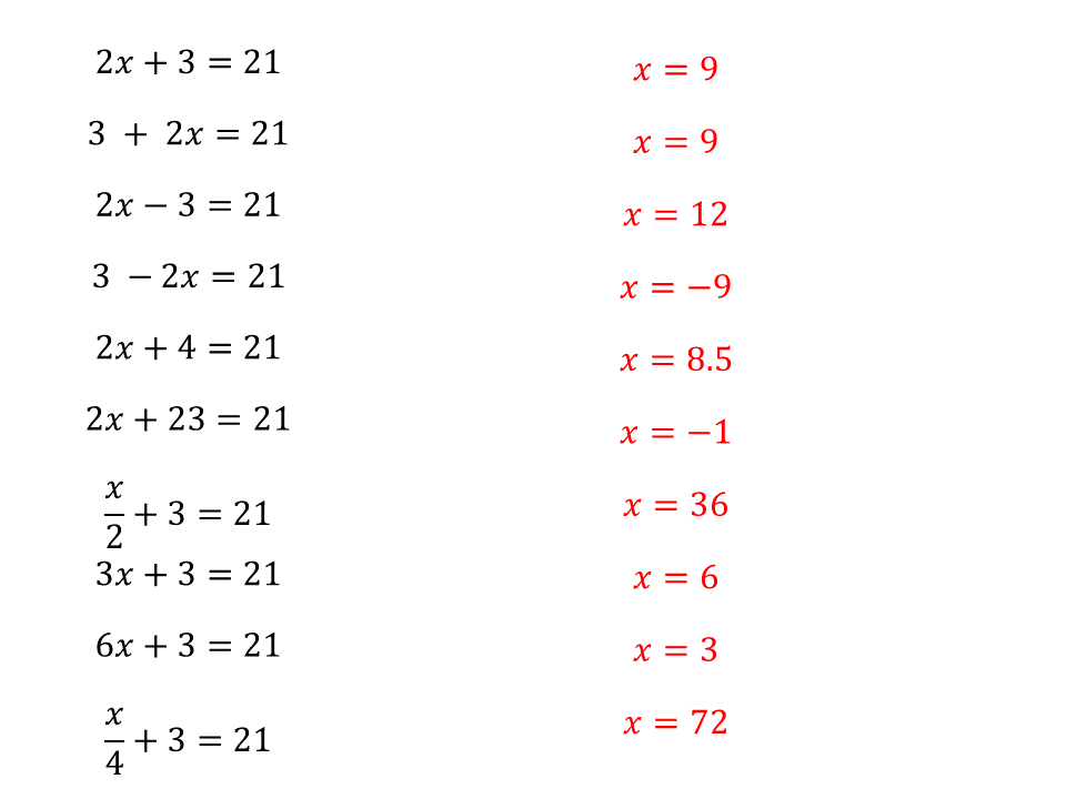 2 step equations worksheet with answers