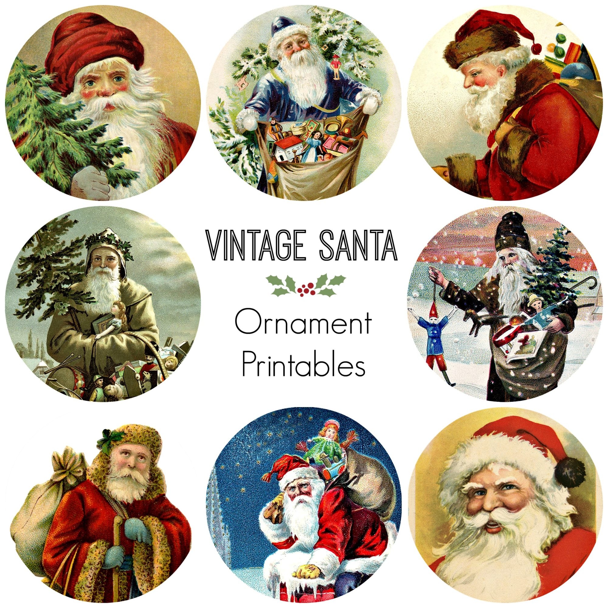 free printable vintage christmas pictures