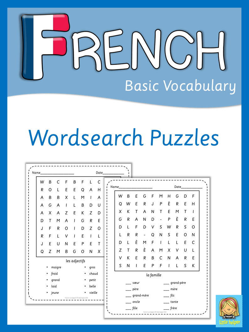 French Food Word Search Wordmint Word Search Printable