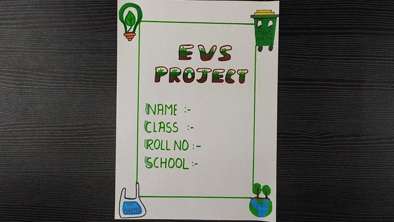 Front Page Design Border Design School Projects Easy It Works