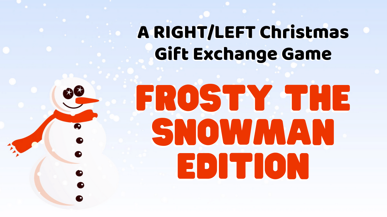 Frosty The Snowman Story Right Left Christmas Game Christian Camp Pro