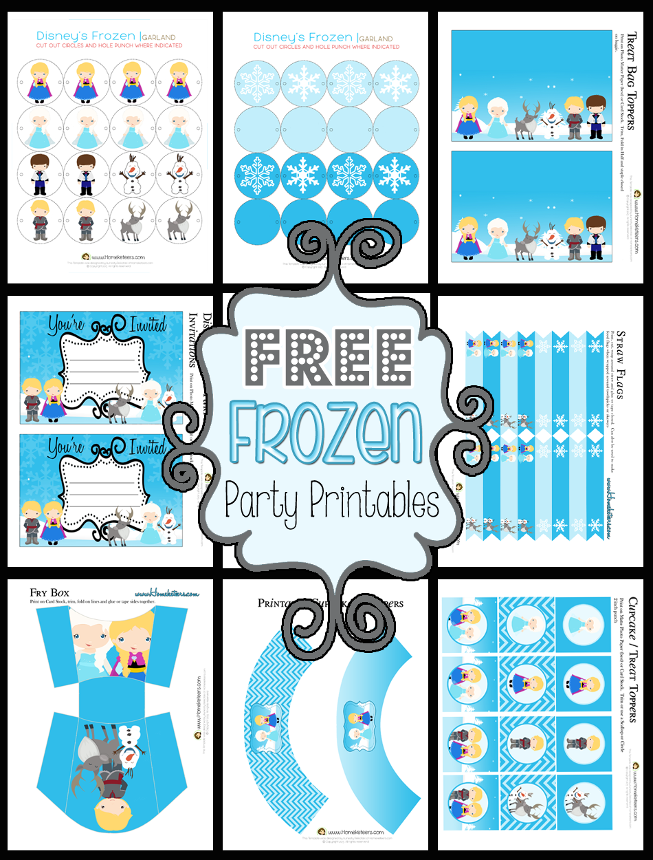 Frozen Free Party Printables Free Templates Printable