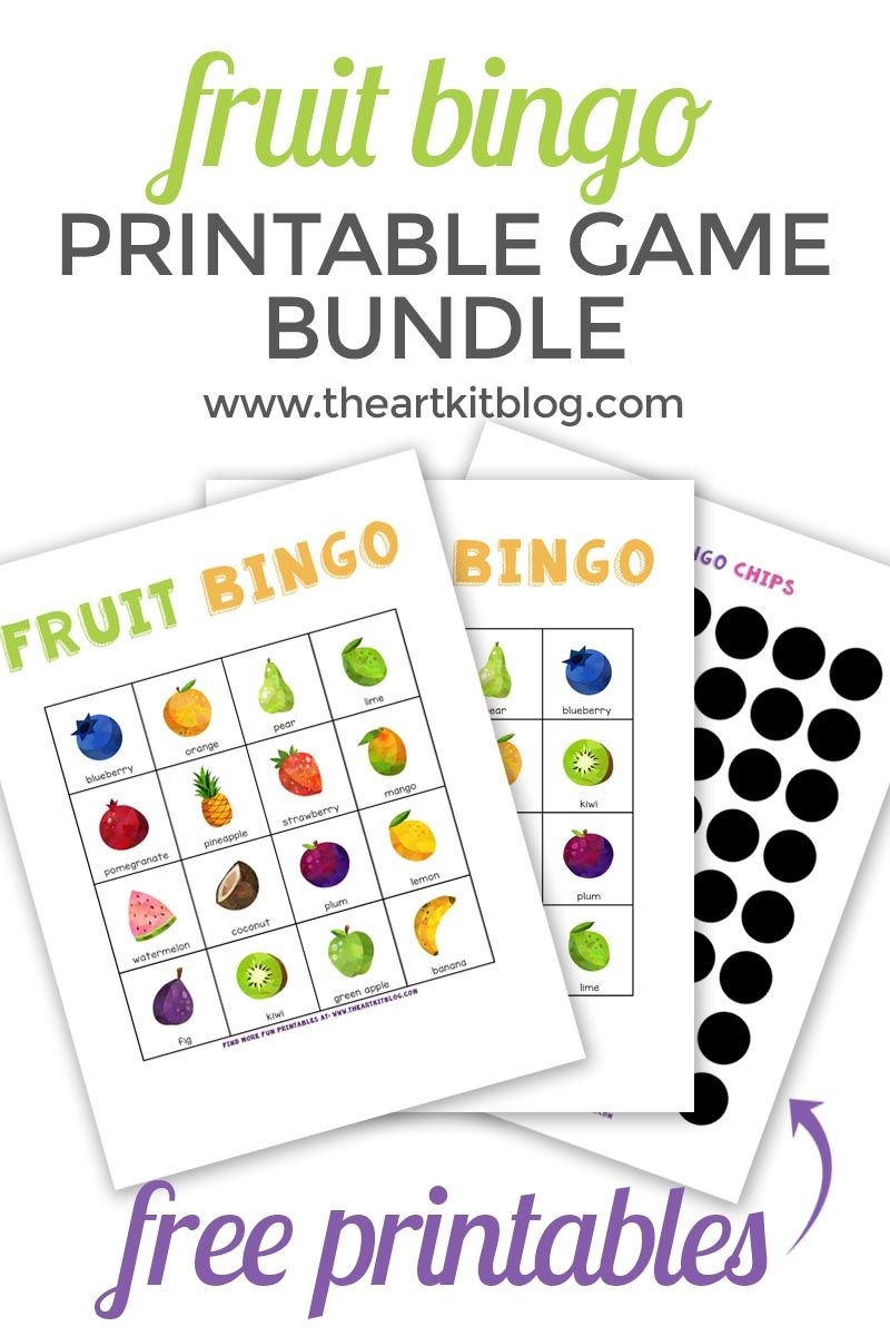 Fruit Bingo Game Free Printable Pack Artofit