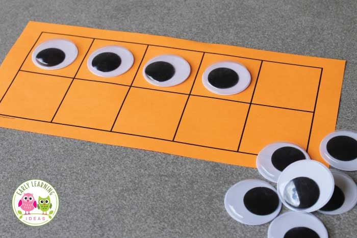 Fun Easy One to One Correspondence Activities With A Five Or Ten