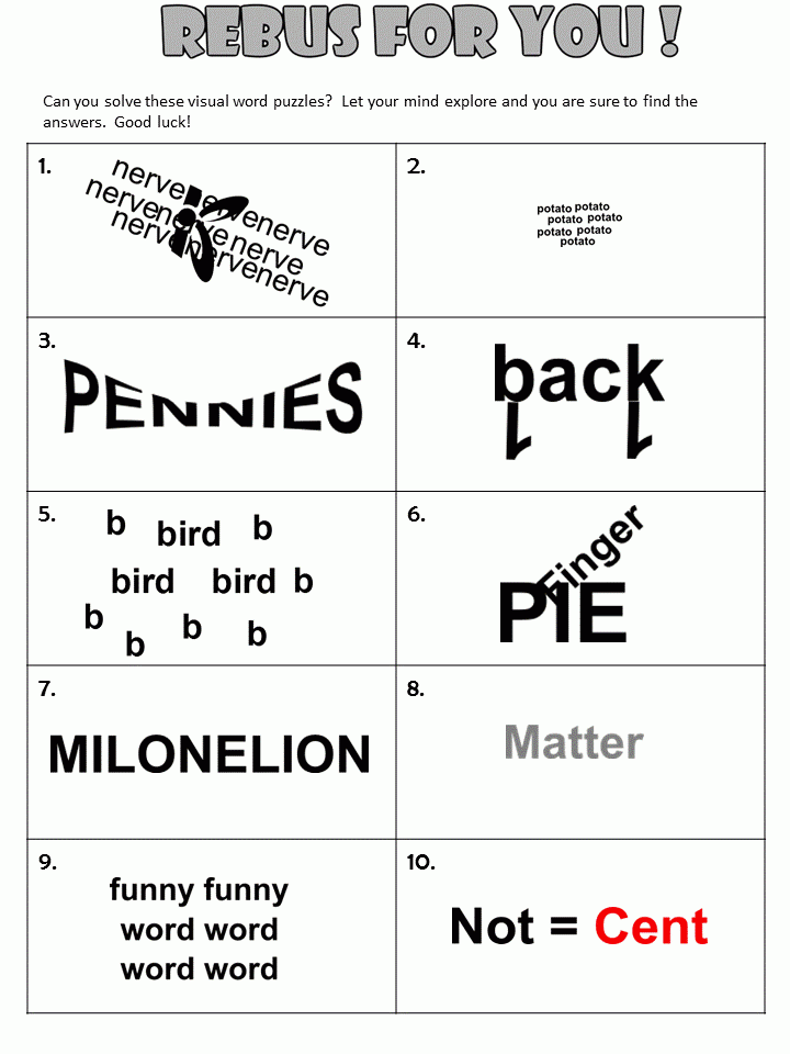 Fun Printable Games Free For Adults
