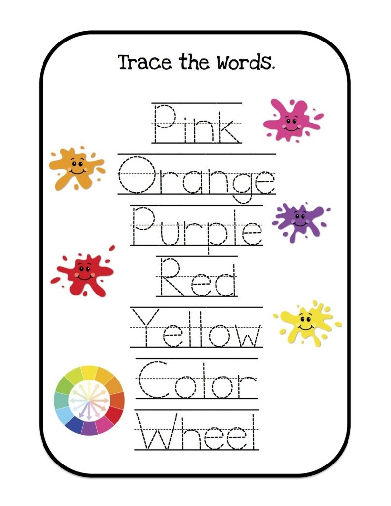 pre k free printable activity sheets
