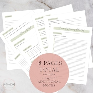 funeral planning template