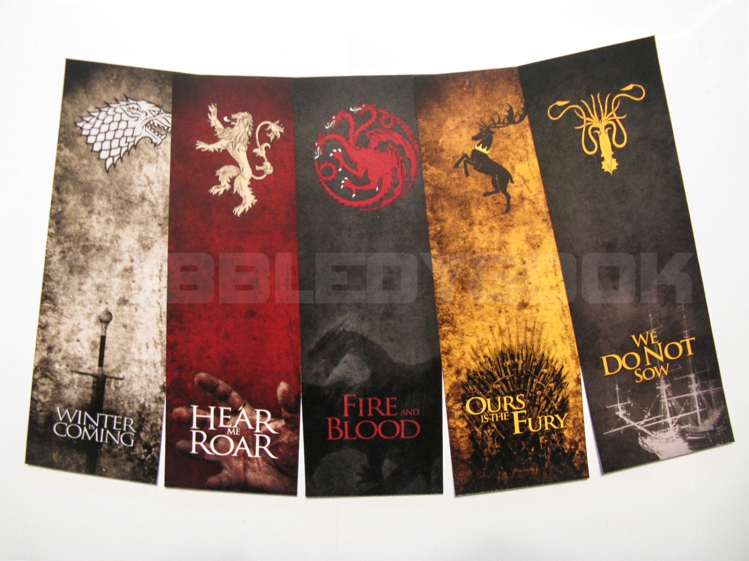 free printable game of thrones bookmarks