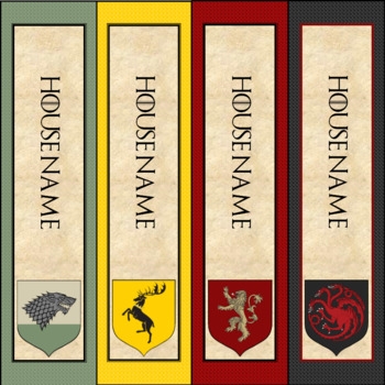 Game Of Thrones Bookmarks By Rachael Medlin Teachers Pay Teachers