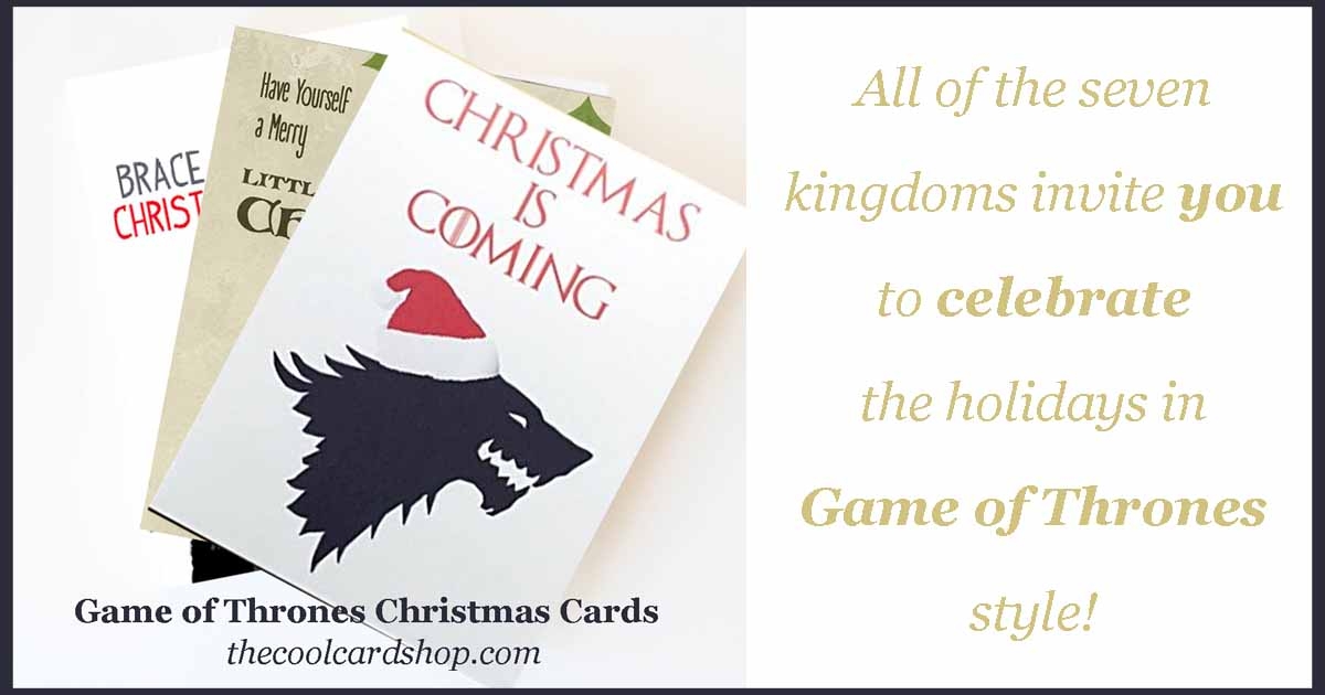 Game Of Thrones Christmas Cards The Cool Card Shop