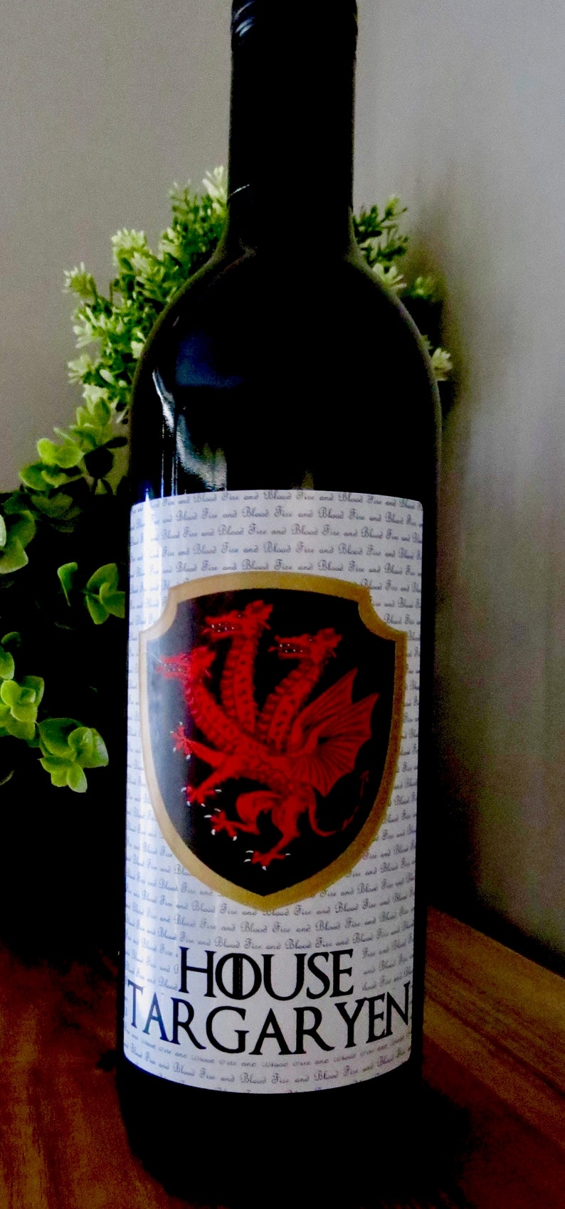 Game Of Thrones Wine Labels Digital File Wedding Table Centrepiece 