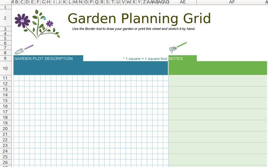 Garden Planning Template Image To U
