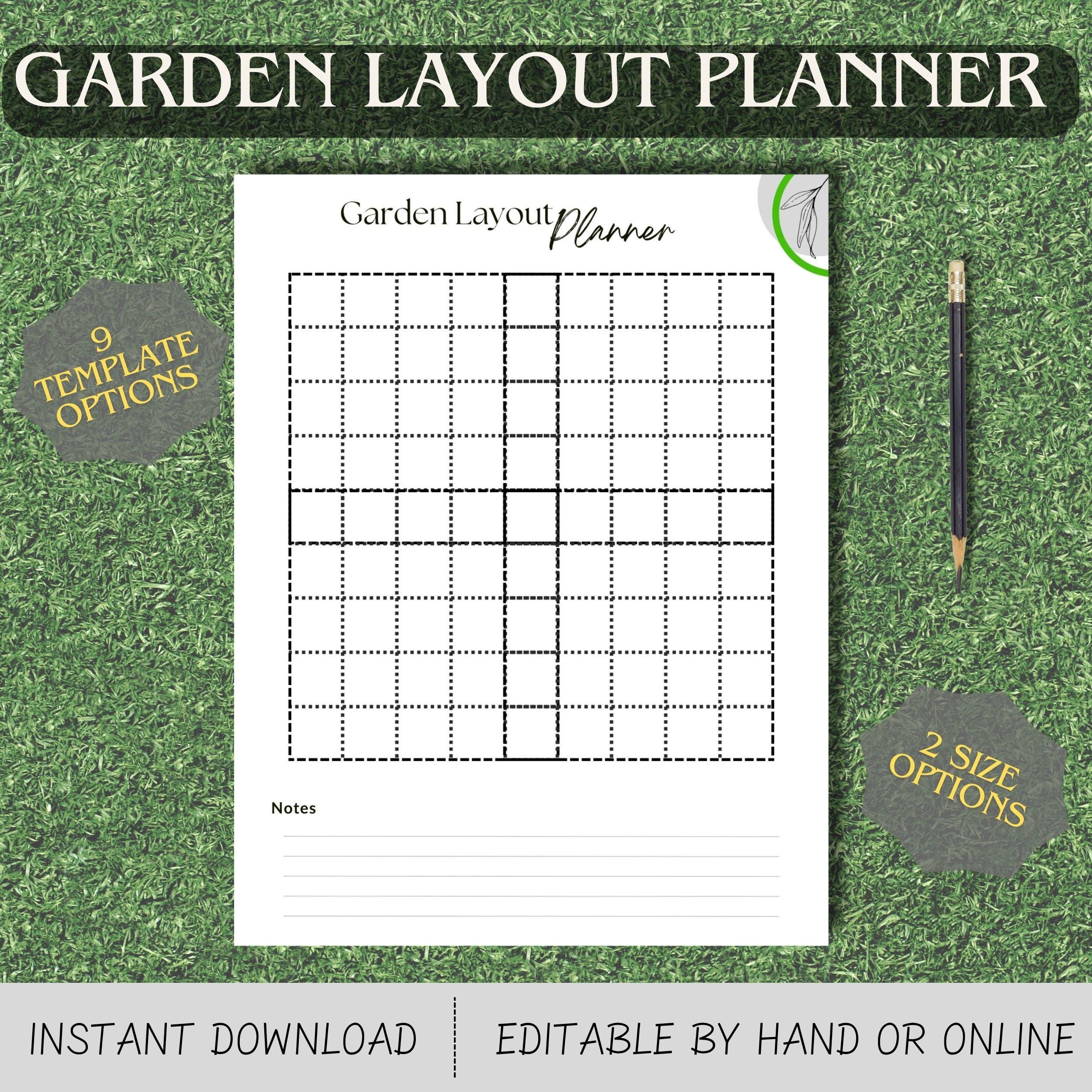 garden planning template