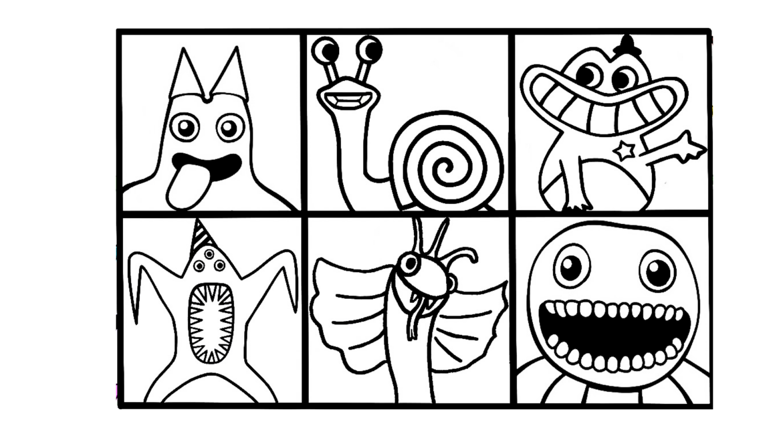 Garten Of Banban Coloring Pages Free Printable Easy To Color