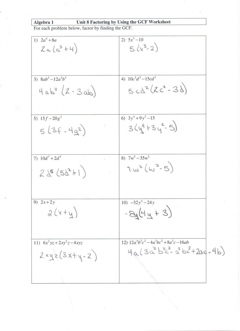 solving quadratic equations by factoring worksheet pdf
