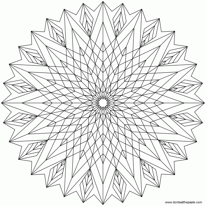 free printable coloring pages geometric designs
