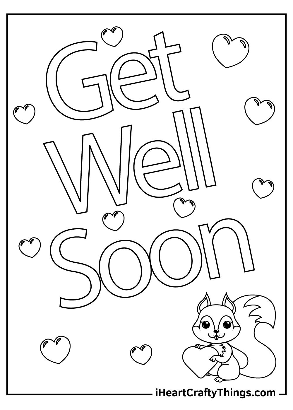 Get Well Soon Card Template Cardtemplate my id