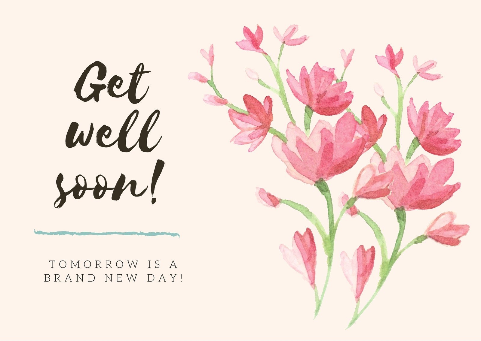 Get Well Soon Card Template KAESG BLOG