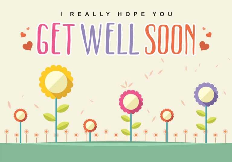 get well card template free printable