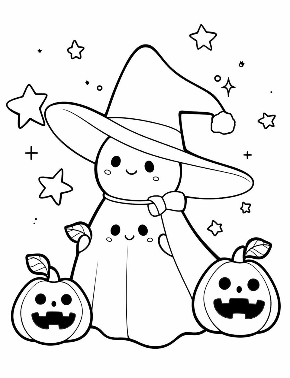 printable halloween colouring pictures