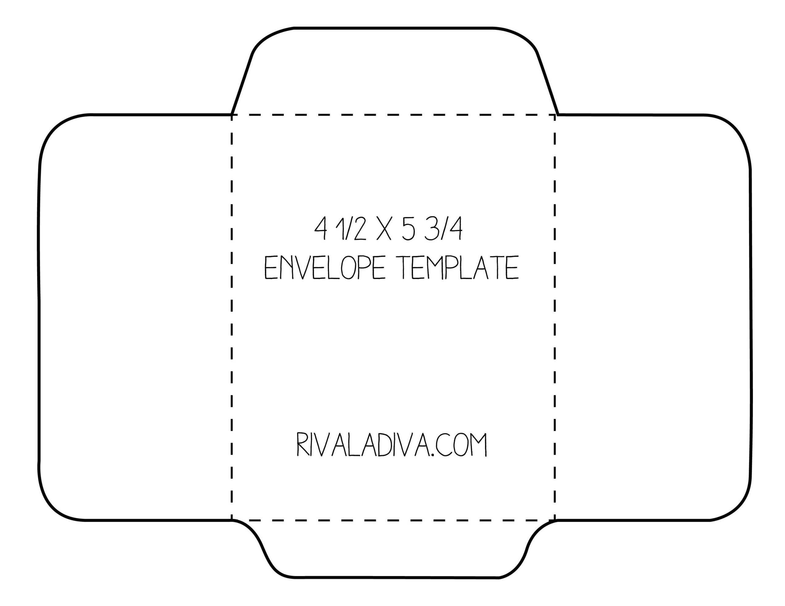 Gift Card Envelope Template Printable Fillable Form 2025