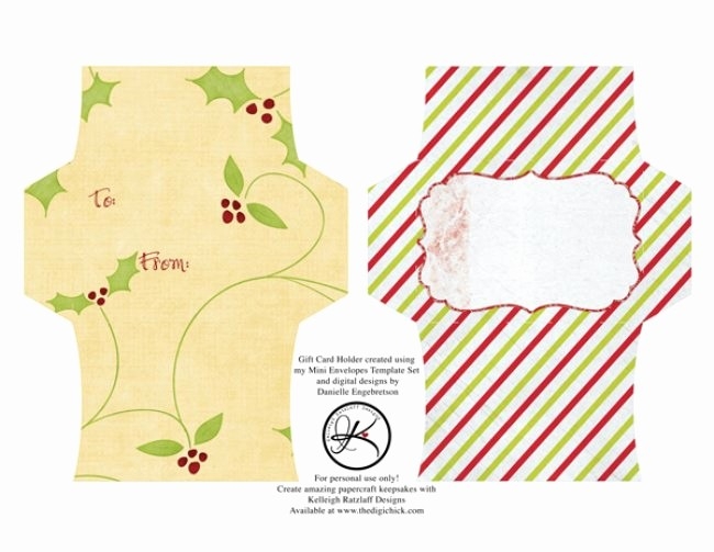 Gift Card Templates Free Printable Lovely 13 Free Printable Envelope